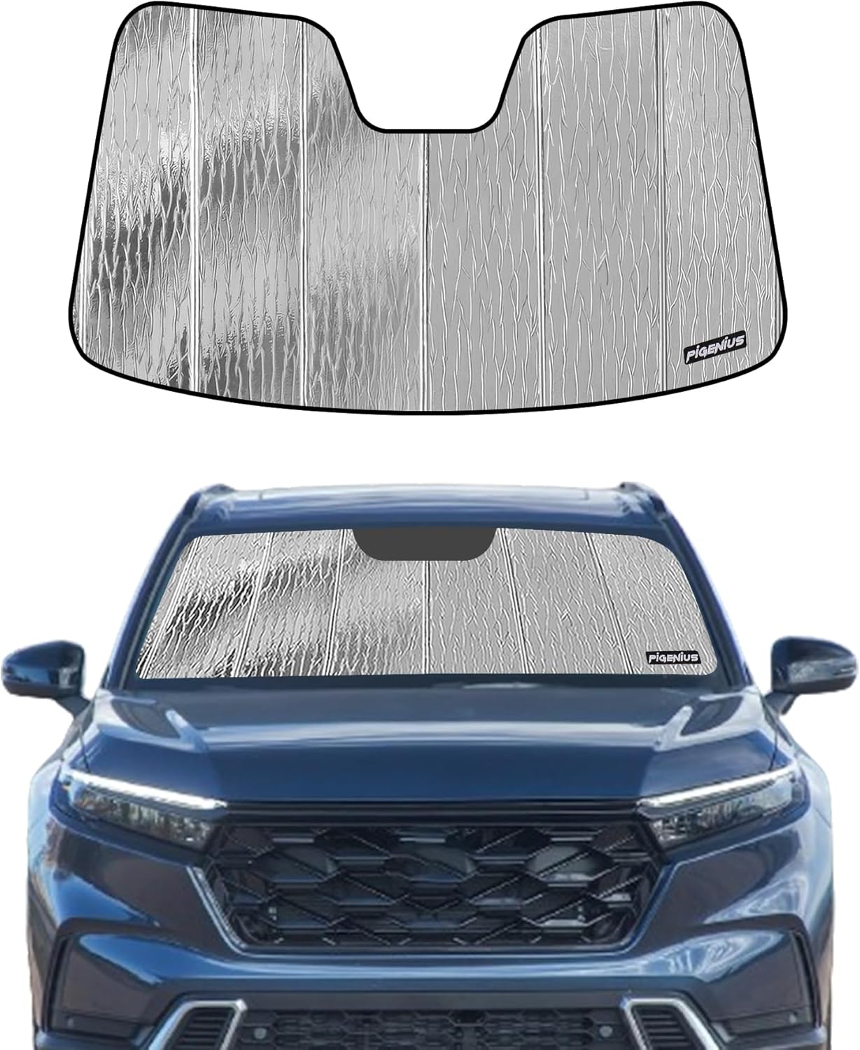 Parasol parabrisas Honda CR-V 12-16 plateado/negro
