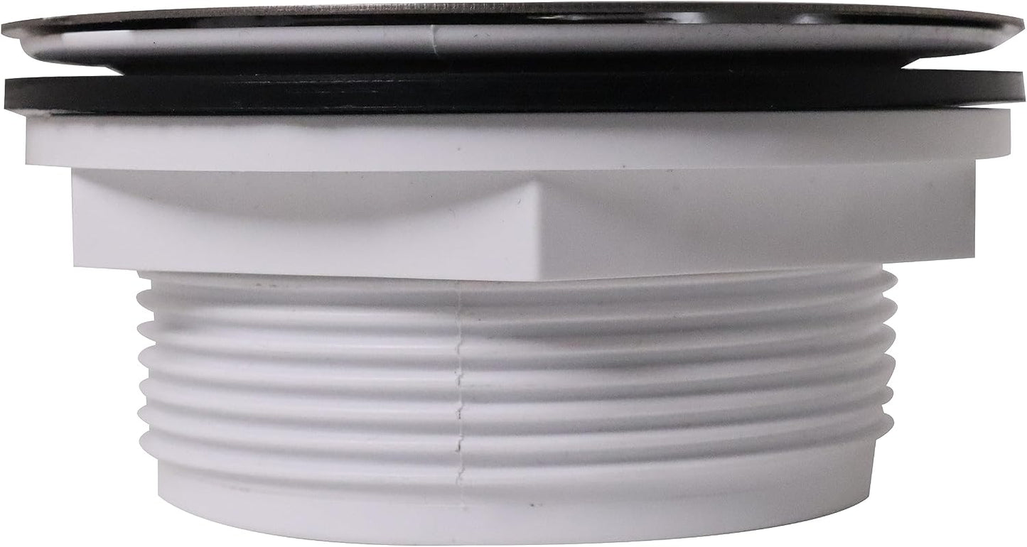 Drenaje ducha PVC 2pulg rejilla 4-1/4pulg cromo pack 2