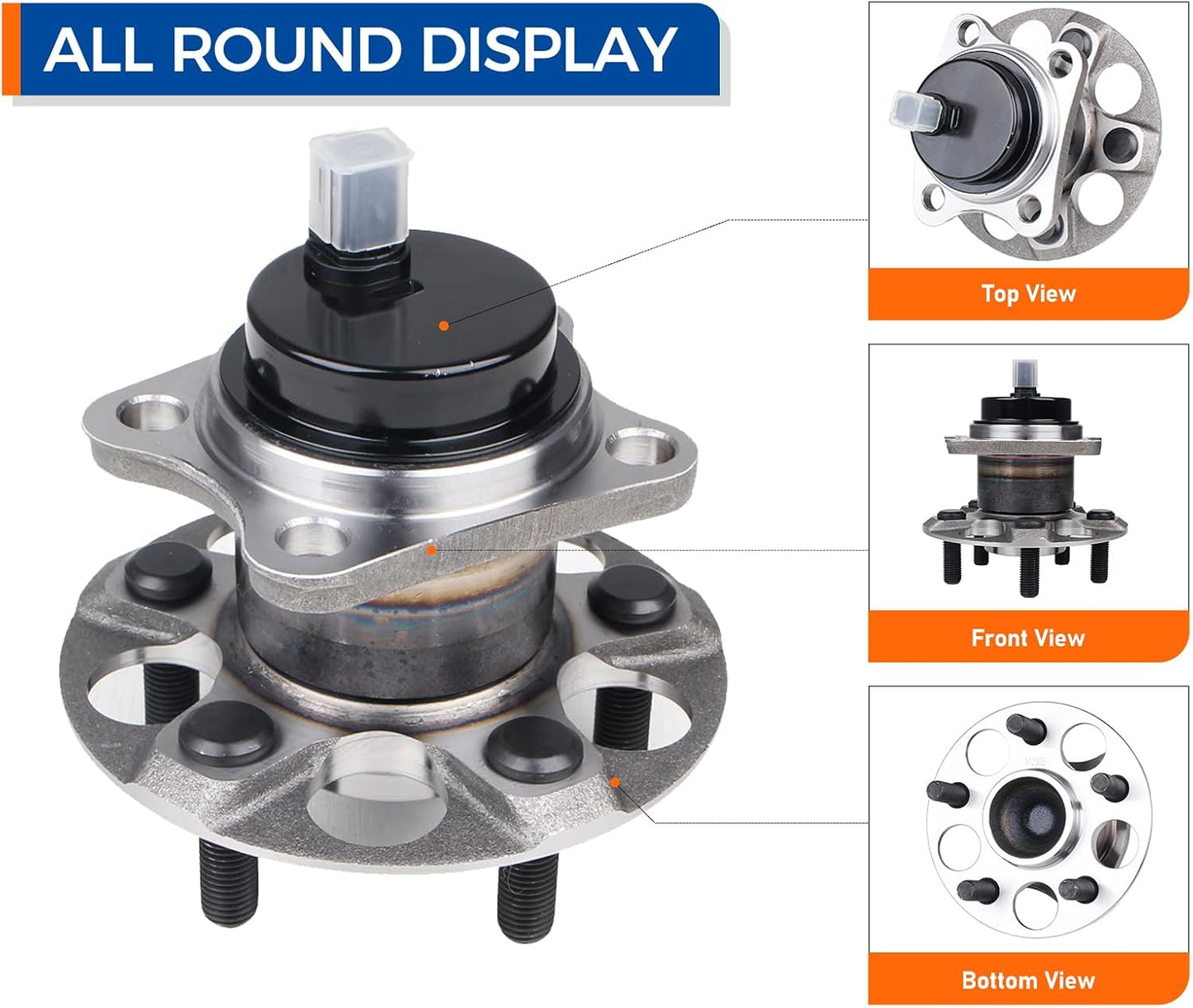 Set 2 cojinetes rueda trasera Toyota Prius 10-15