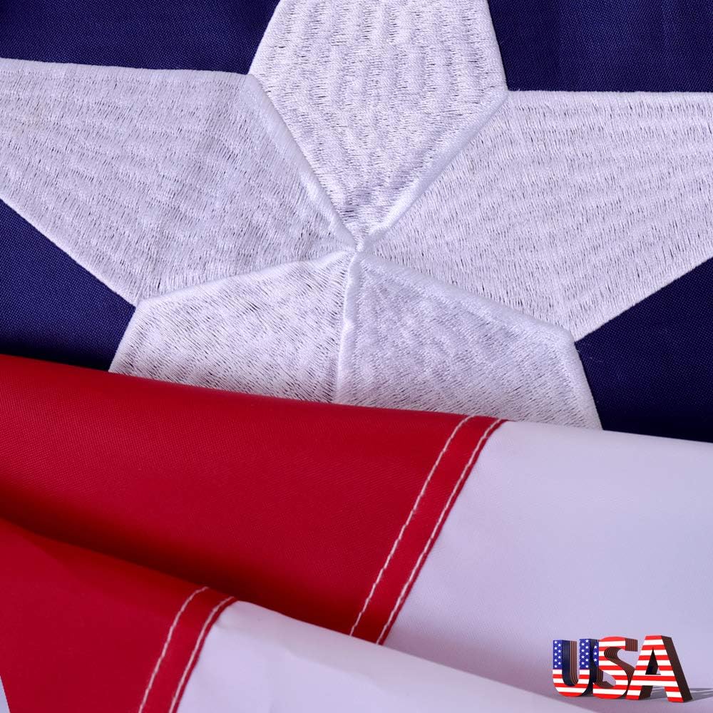 Bandera Texas estrellas bordadas 2x3ft nailon resistente