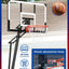 Porta baloncesto 44pulg base ajustable 4.9-10ft