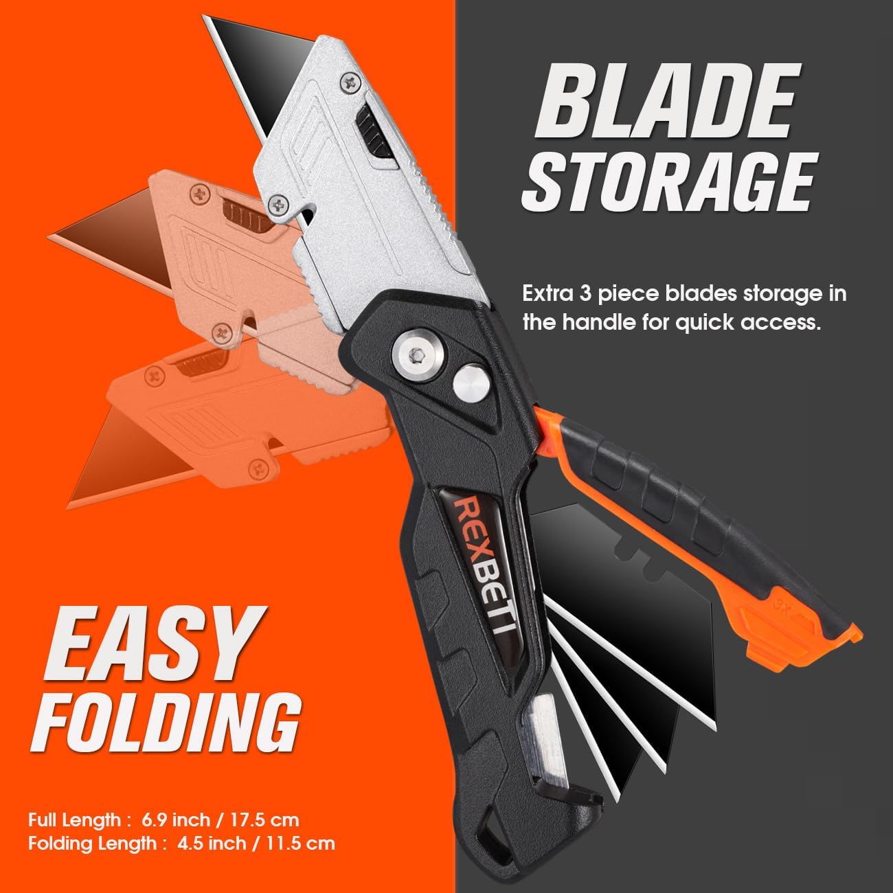 Pack 2 Cuchillos Utilitarios con 10 Cuchillas