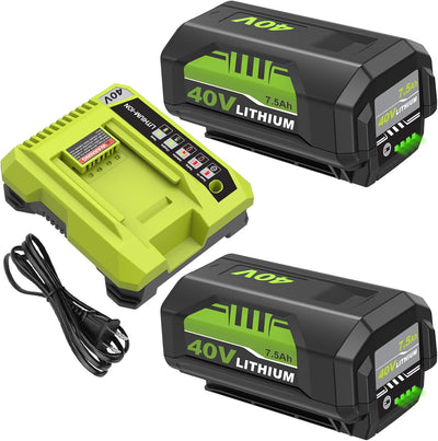 2 Baterías Ryobi 40V comp OP4050A Verde