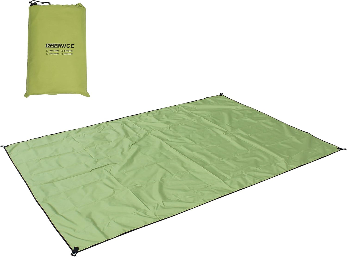 Lona impermeable 10x10ft para acampar UV verde militar