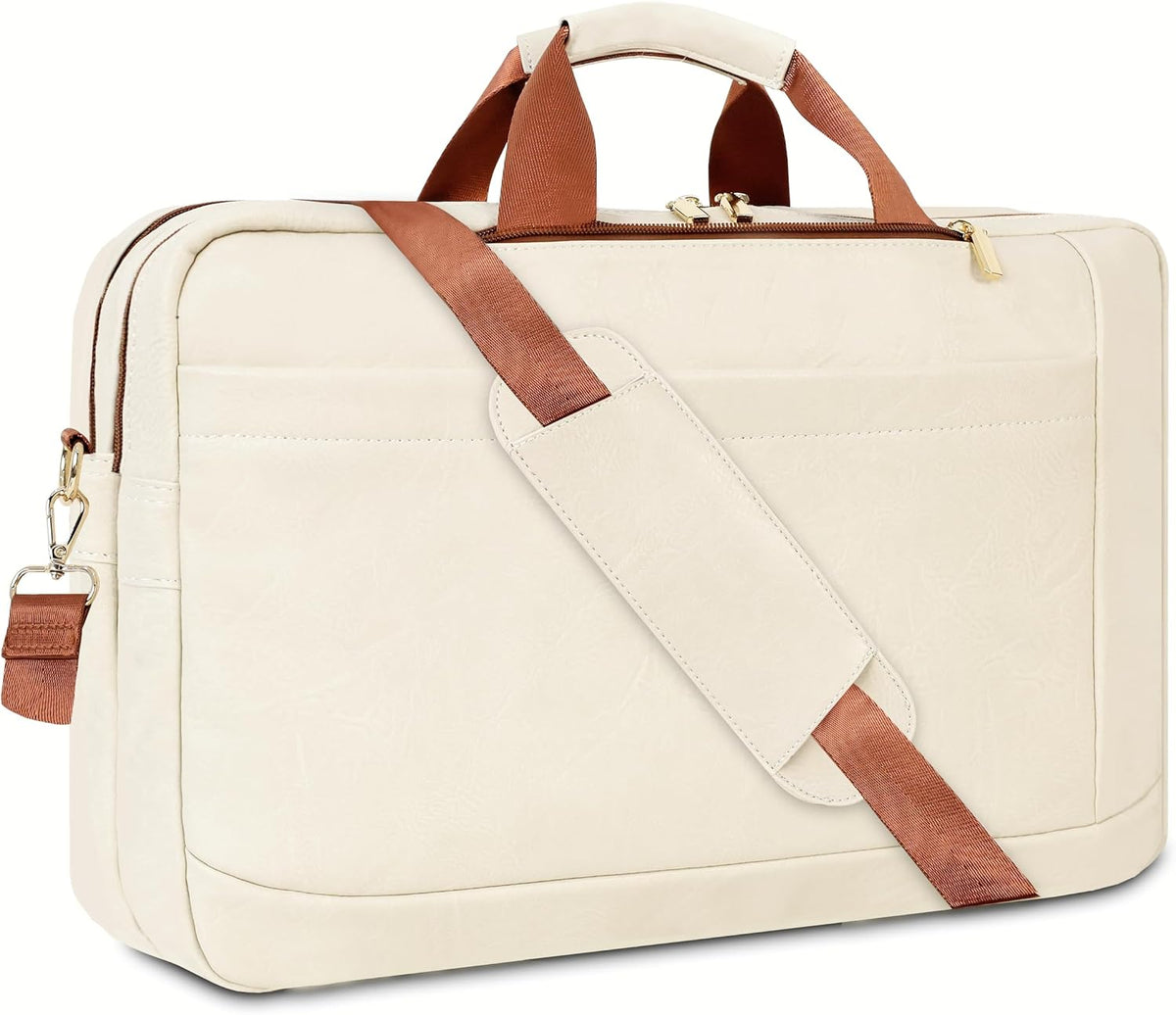 Bolso bandolera piel sintética para hombre 17-17.3pulg laptop