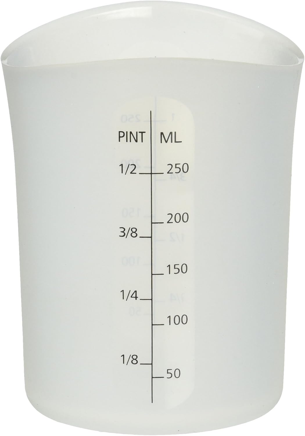 Medidor flexible silicona para agitar y verter 1 taza