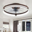 Ventilador techo bajo 20" con luz LED 3000K-6000K 6 vel