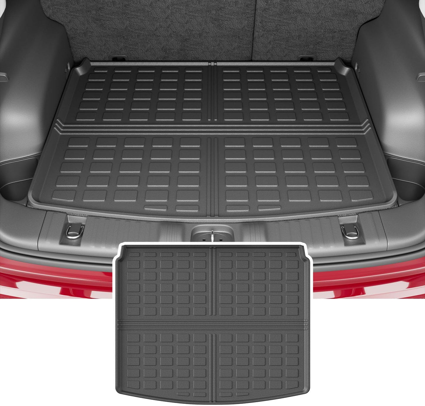 Tapete carga Jeep Compass 17-25 forro maletero trasero