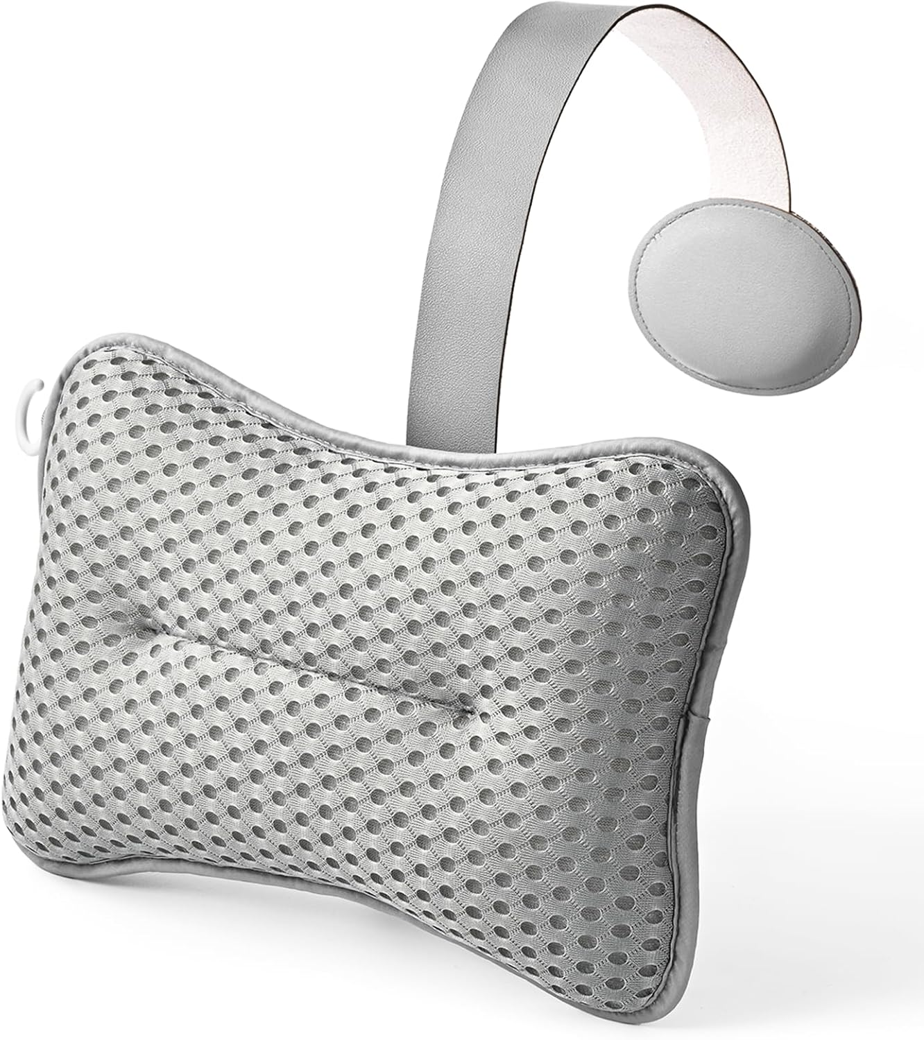Almohada hidromasaje gris ajustable con correa pack 1