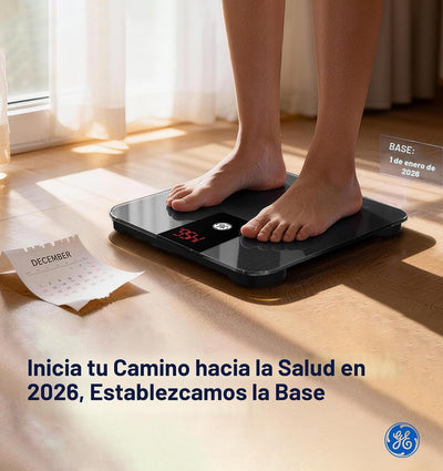 Báscula baño digital 500lb con Bluetooth color negro