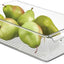 Contenedor apilable nevera asa frontal transparente