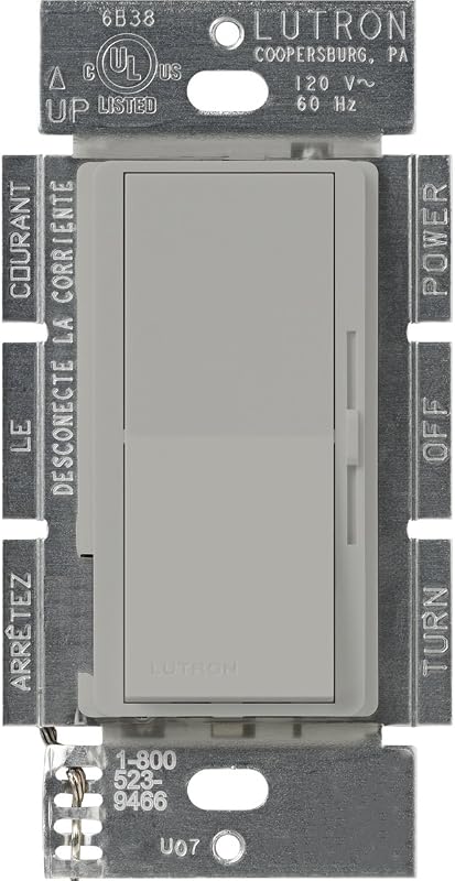 Atenuador magnético Lutron Diva 600 vatios gris