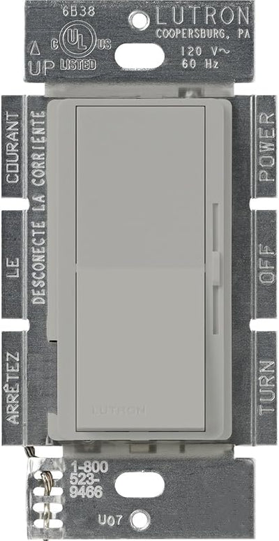 Atenuador magnético Lutron Diva 600 vatios gris