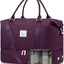 Bolsa viaje mujer con compartimento zapatos 21-morado oscuro