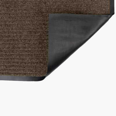 Alfombra entrada cepillo 3x4ft absorbente resistente marrón