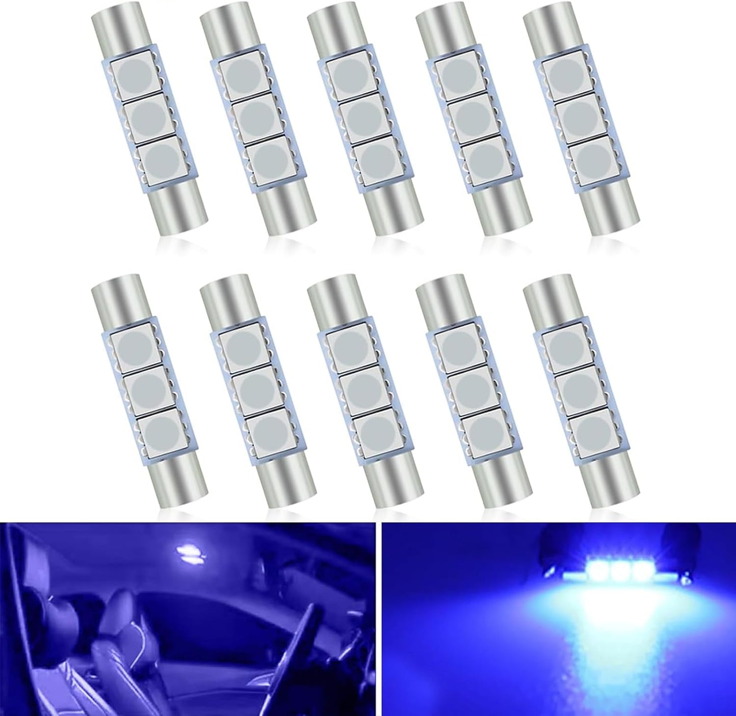 Luz lectura LED auto 1.102pulg 5050-3SMD