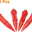 4 Pzas Tapones Vástago Válvula Aluminio Coche Moto Rojo