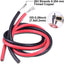 Cable eléctrico cobre estañado 6 AWG 30pies negro y rojo