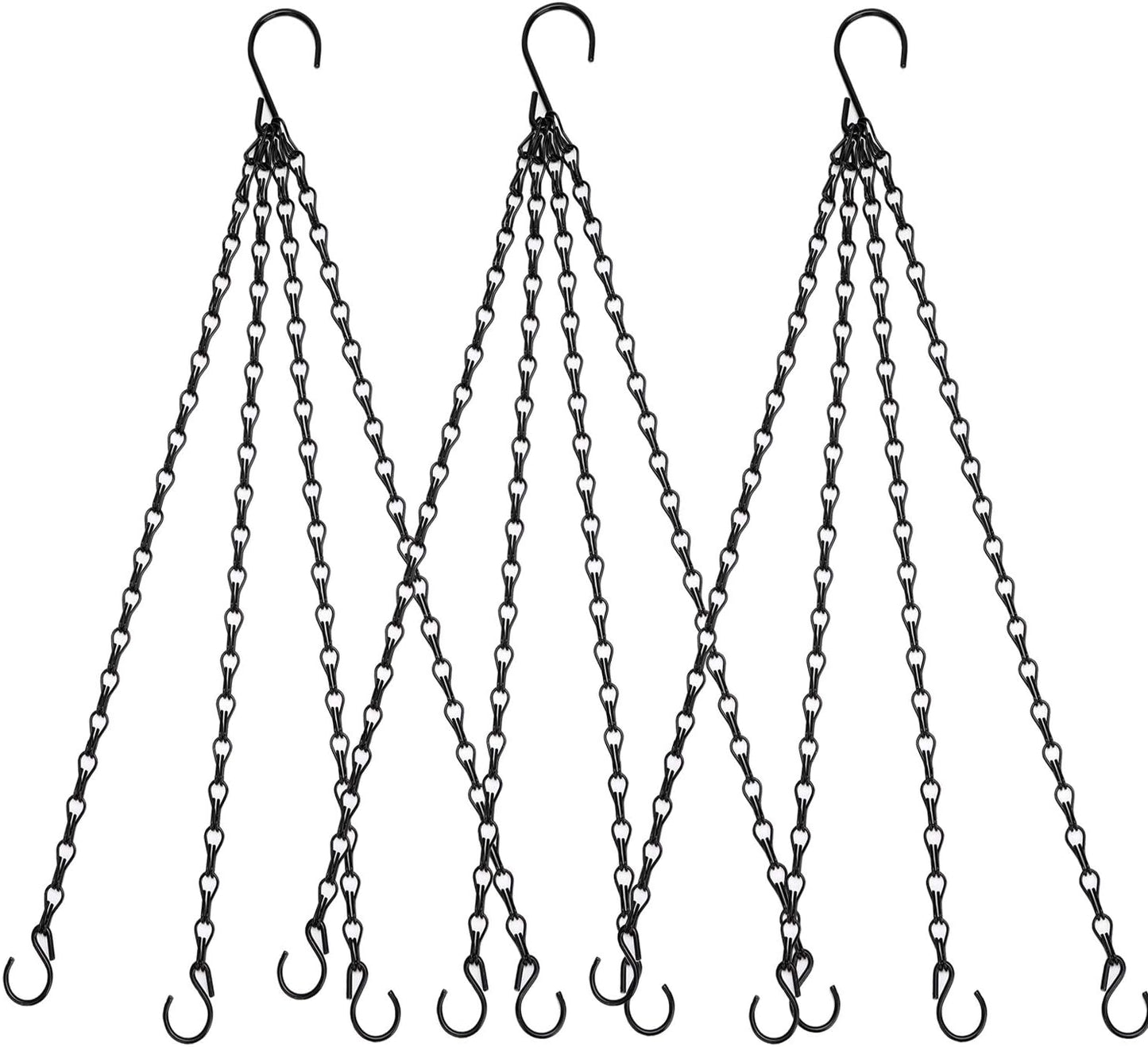 Cadena colgante para plantas 16pulg 4 puntos set 3