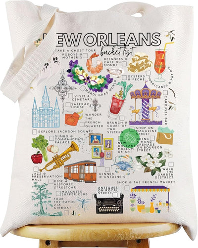 Bolsa viaje Nueva Orleans reutilizable regalo merchandising