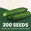 Semillas pepino persa 200uds mini rebanadora 2026