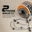 50 Conectores Macho Dobles 18AWG 6" Luces Camión