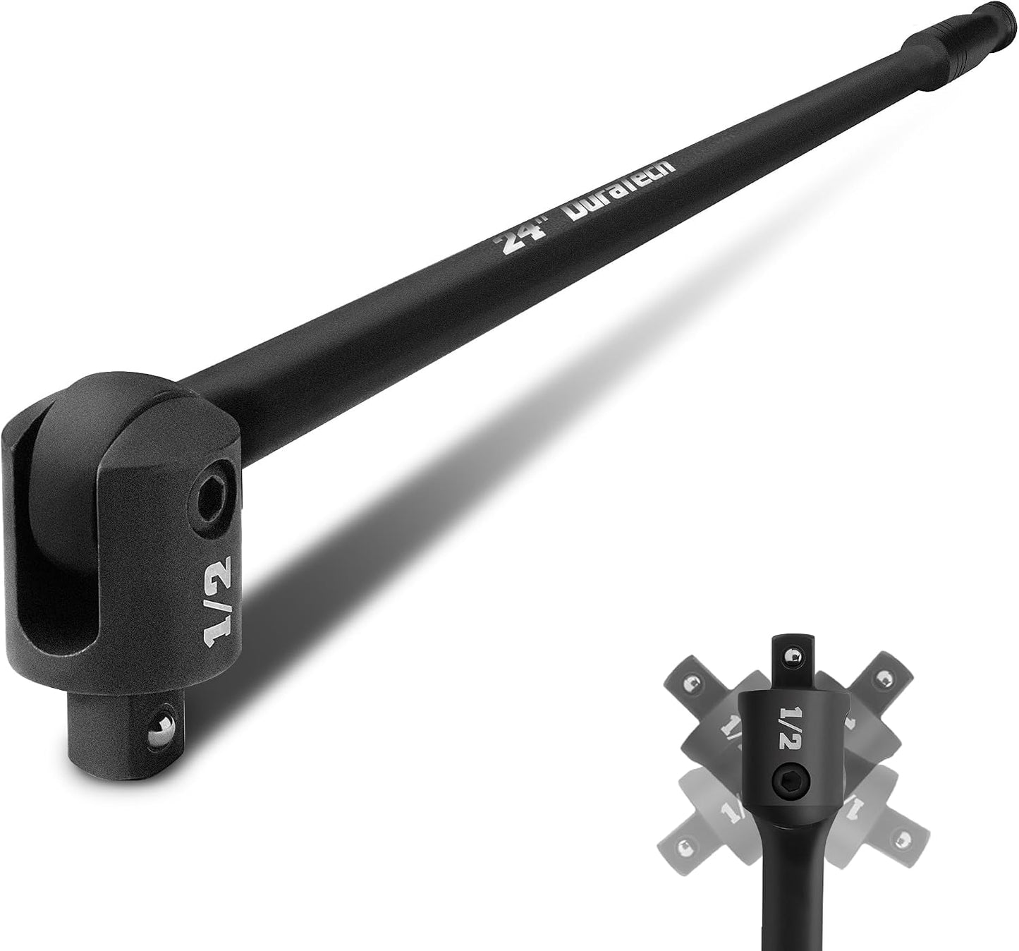 Barra rompedora 24pulg cr-mo flexible 240° bola resorte