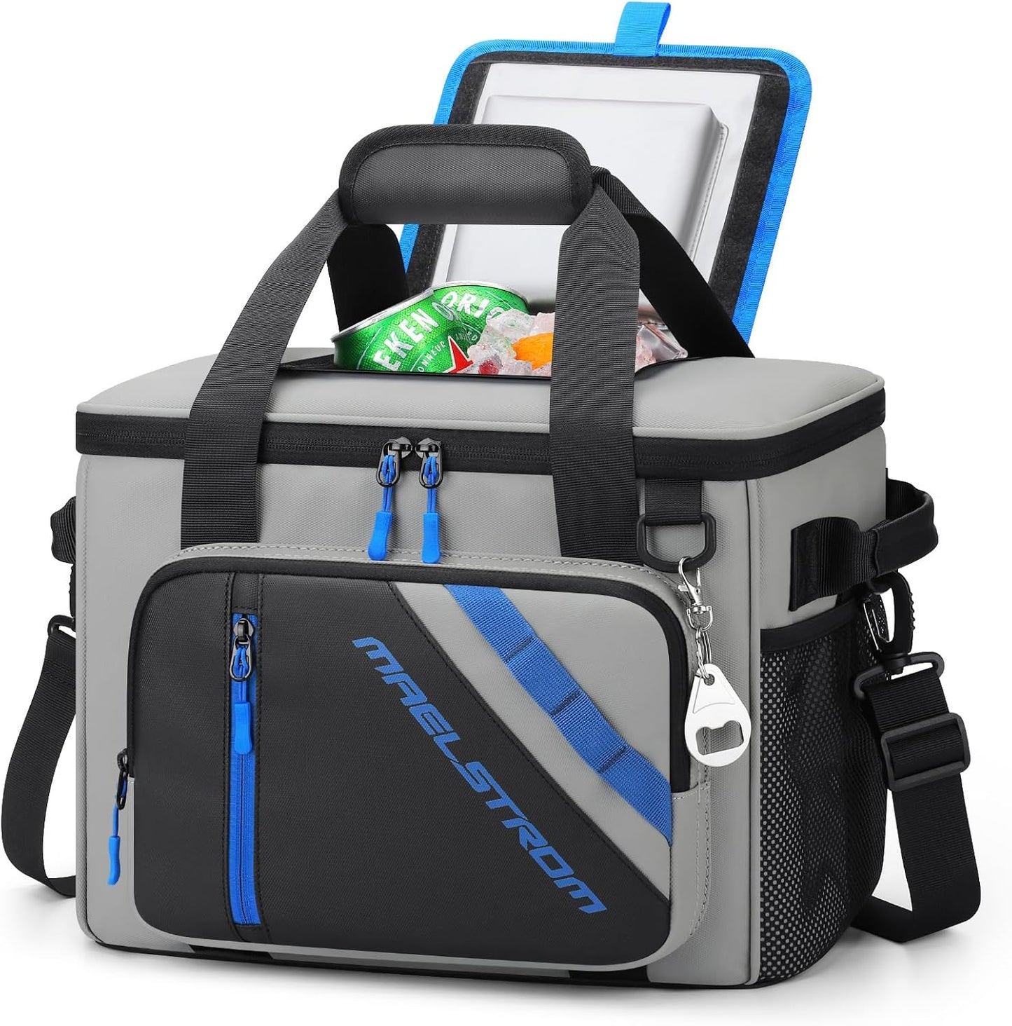Bolsa refrigeradora plegable 30 can 5 capas aislamiento 16h