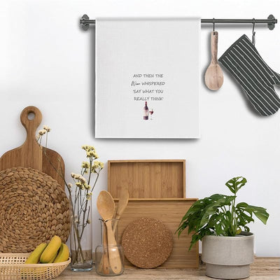 Toallas cocina amantes vino regalo para mujer