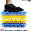 Pack 12 bandejas plástico huevos 30 celdas apilables 4 colores