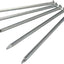 Picos anclaje metal 6" clavos jardín 150uds