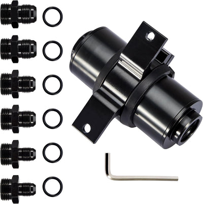 Filtro combustible 10 micrones adaptador 6AN 8AN 10AN 50mm