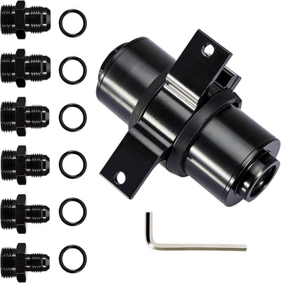 Filtro combustible 10 micrones adaptador 6AN 8AN 10AN 50mm