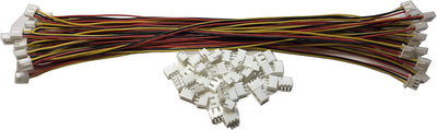 20 Conectores Hembra JST XH 3 Pines 1007 26 AWG y 40 Macho