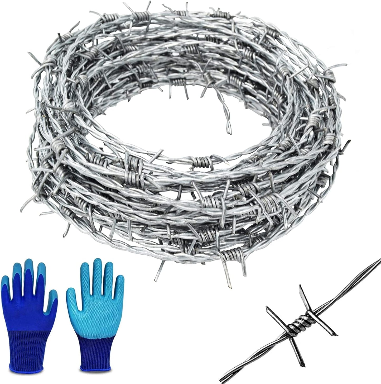 Alambre púas 50ft galvanizado 18 para manualidades