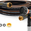 Manguera jardín 5/8pulg flexible 600PSI mango giratorio