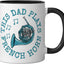 Taza Cerámica para Músico de Trompeta Negro/Blanco