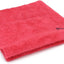 Pack 10 toallas limpieza premium 16x16 pulg rojo