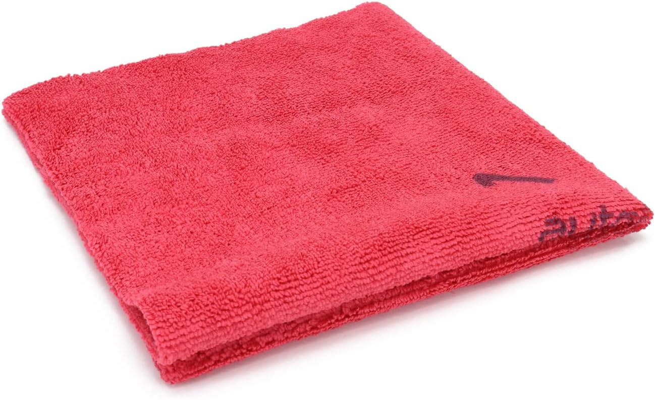 Pack 10 toallas limpieza premium 16x16 pulg rojo