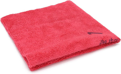 Pack 10 toallas limpieza premium 16x16 pulg rojo