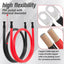 Cable batería 2 AWG 3 pies 3/8" para inversor automotriz