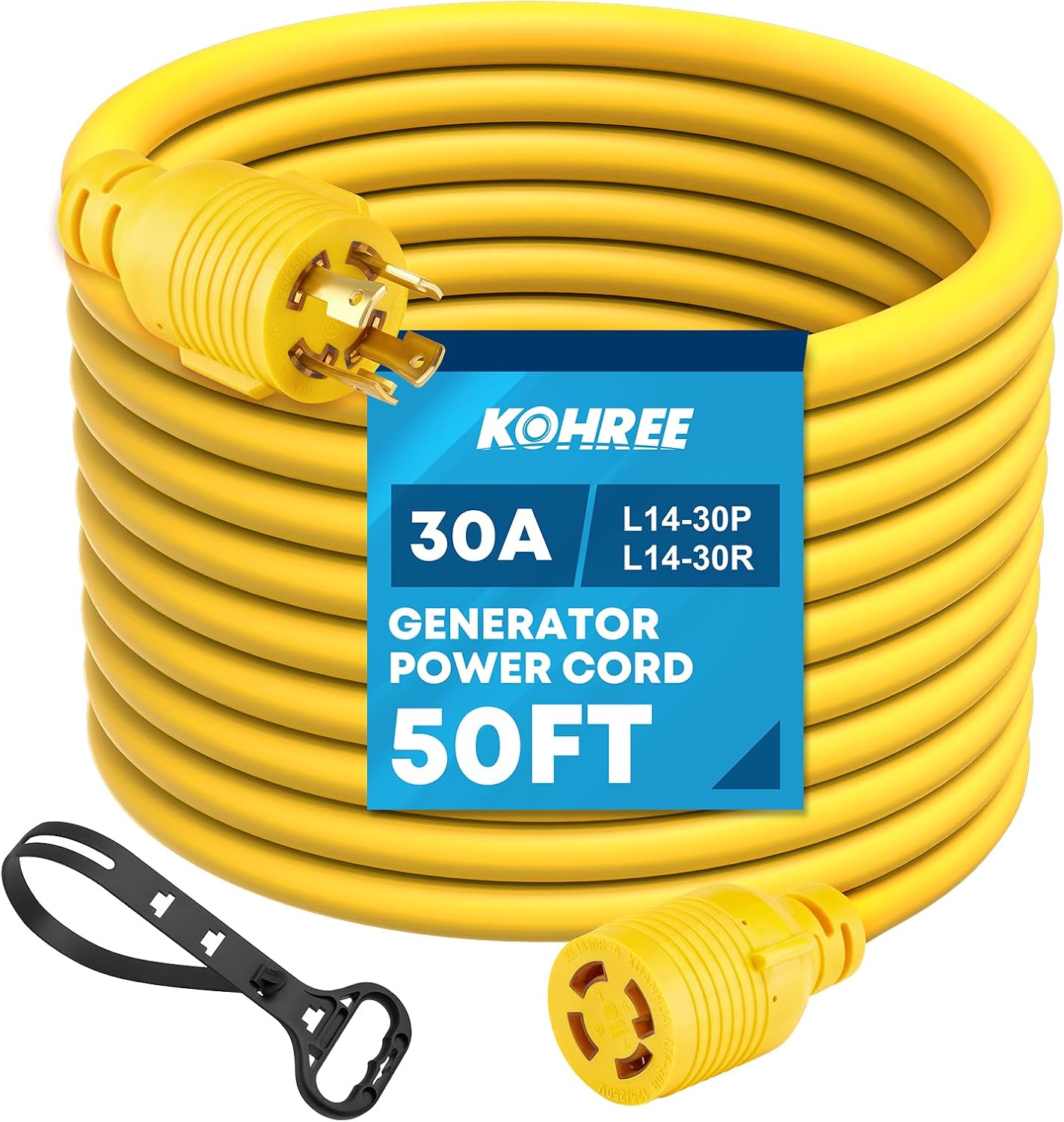 Cable NEMA L14-30P/L14-30R 50" 30A resistente