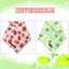 Bandanas para perros paquete 2 algodón suave ajustables