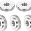 5 Pzas Tuercas M10 Acero Inox 304 Plateado