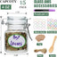 15 Tarros Vidrio 4oz con Tapas Hermeticas Bisagras Cocina