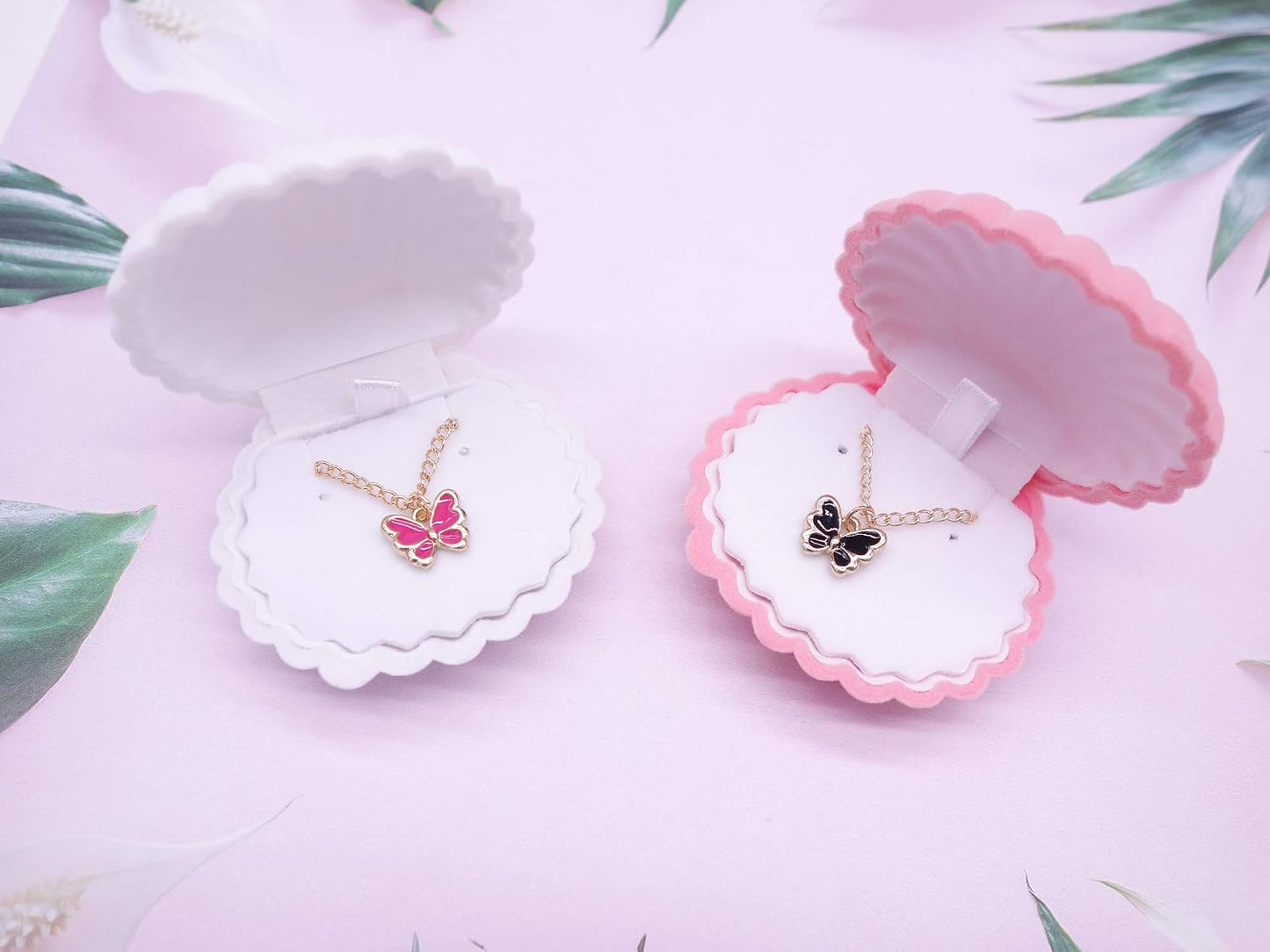 6 Cajas Pendientes Terciopelo Coloridas para Almacenar Joyas