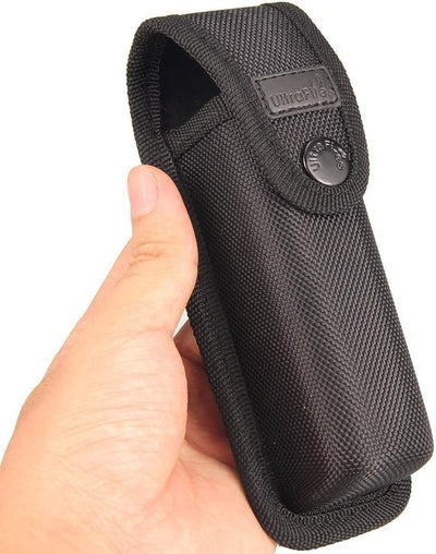 Funda linterna nailon con soporte antorcha