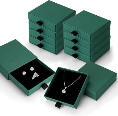 10 Cajas Regalo Cartón 3.5x3.5pulg con Esponja