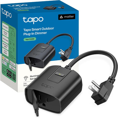 Tapo enchufe inteligente para luces exteriores IP65