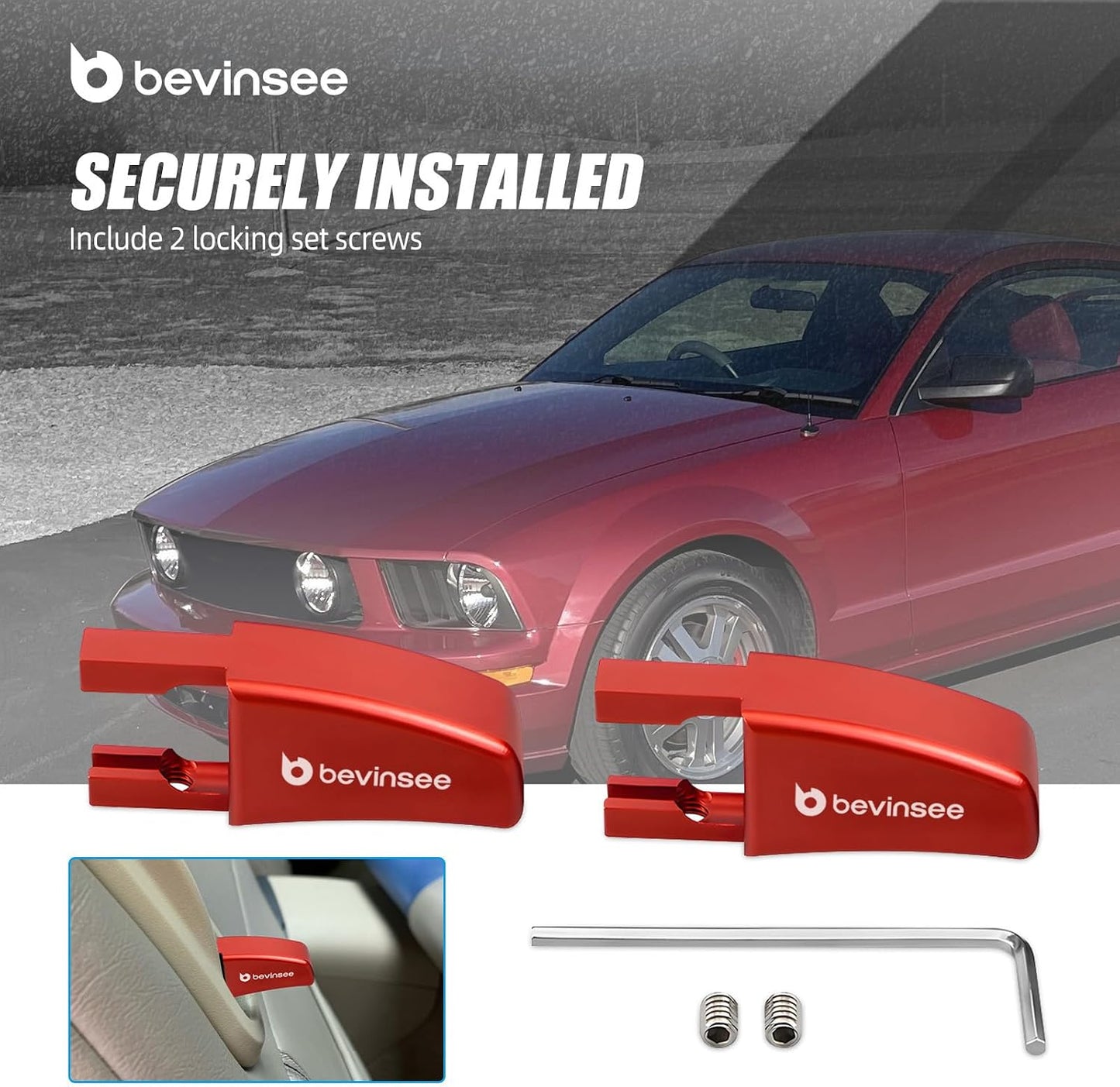 2 Pzas Palanca Liberación Asiento Comp Ford Mustang 05-14